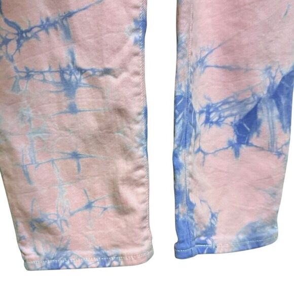 Levi’s Pink Purple Tie Dye 721 High Rise Skinny Ankle Jeans Size 20W - Picture 11 of 13